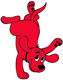 Clifford standing on one leg