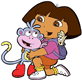 Dora, Boots, Map