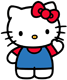 Hello Kitty waving