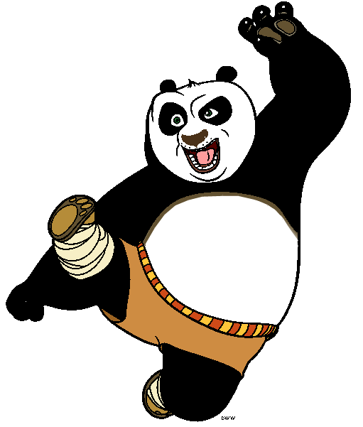 clipart kung fu panda - photo #12