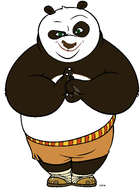 clipart kung fu panda - photo #7