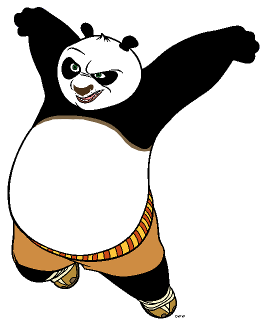 clipart kung fu panda - photo #10