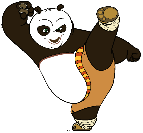 clipart kung fu panda - photo #3