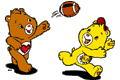 Tenderheart Bear, Funshine Bear playing football