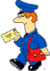 Postman Pat with mail