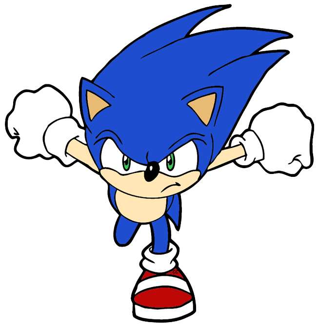 sonic the hedgehog clipart free - photo #7