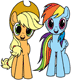 Applejack, Rainbow Dash