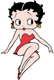 Betty Boop pin-up pose