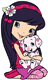 Cherry Jam and her puppy Cinnapup