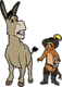 Donkey, Puss in Boots