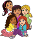 Dora, Emma, Kate, Alana and Naiya