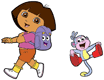 Dora, Boots, Backpack
