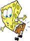 Spongebob rips his pants
