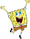 Spongebob cheering