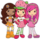 Strawberry Shortcake and her friends Orange Blossom and Raspberry Torte