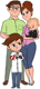 Baby Boss, Tim, Ted, Janice Templeton